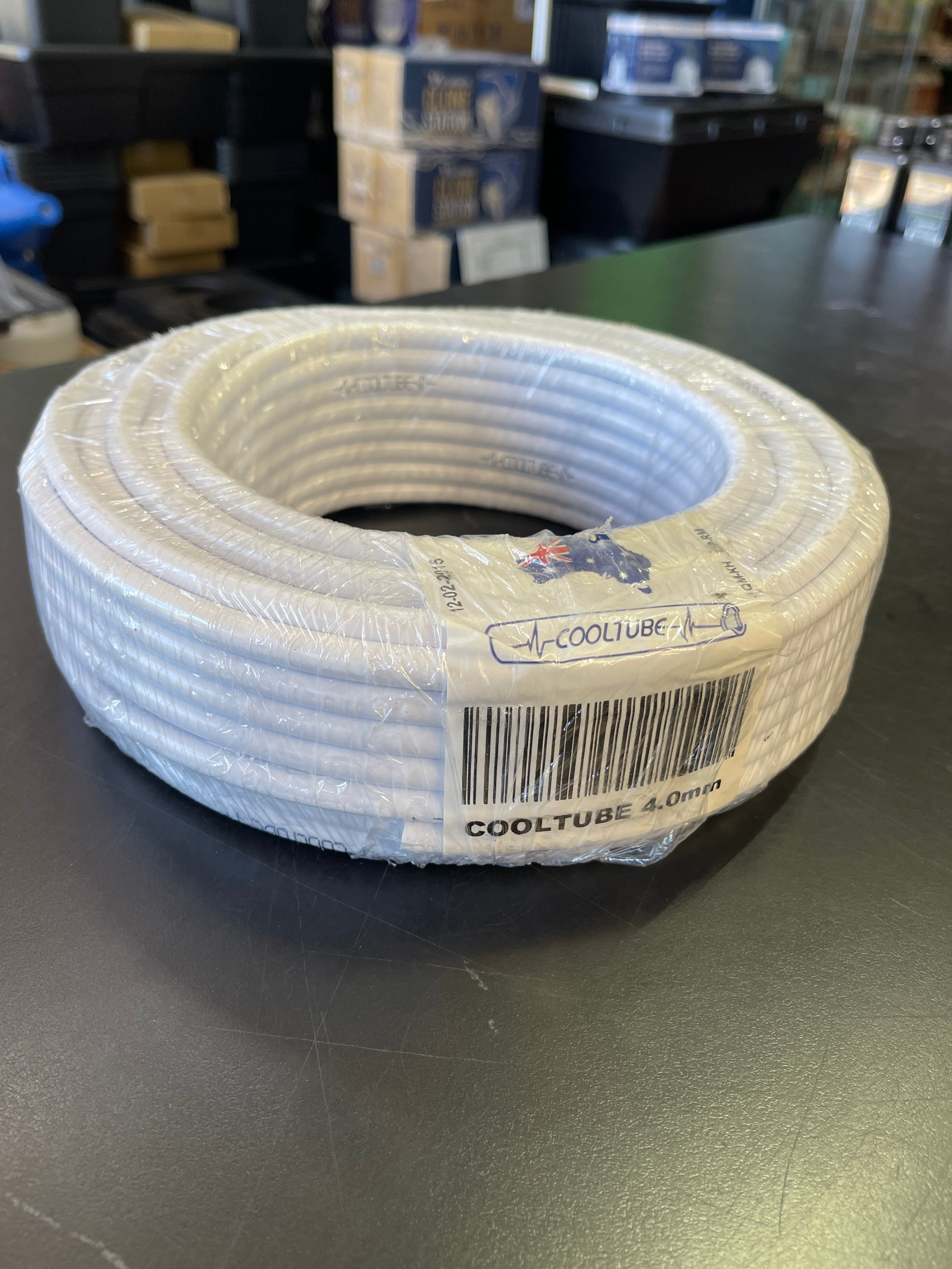 Flex tube white 4.0mm