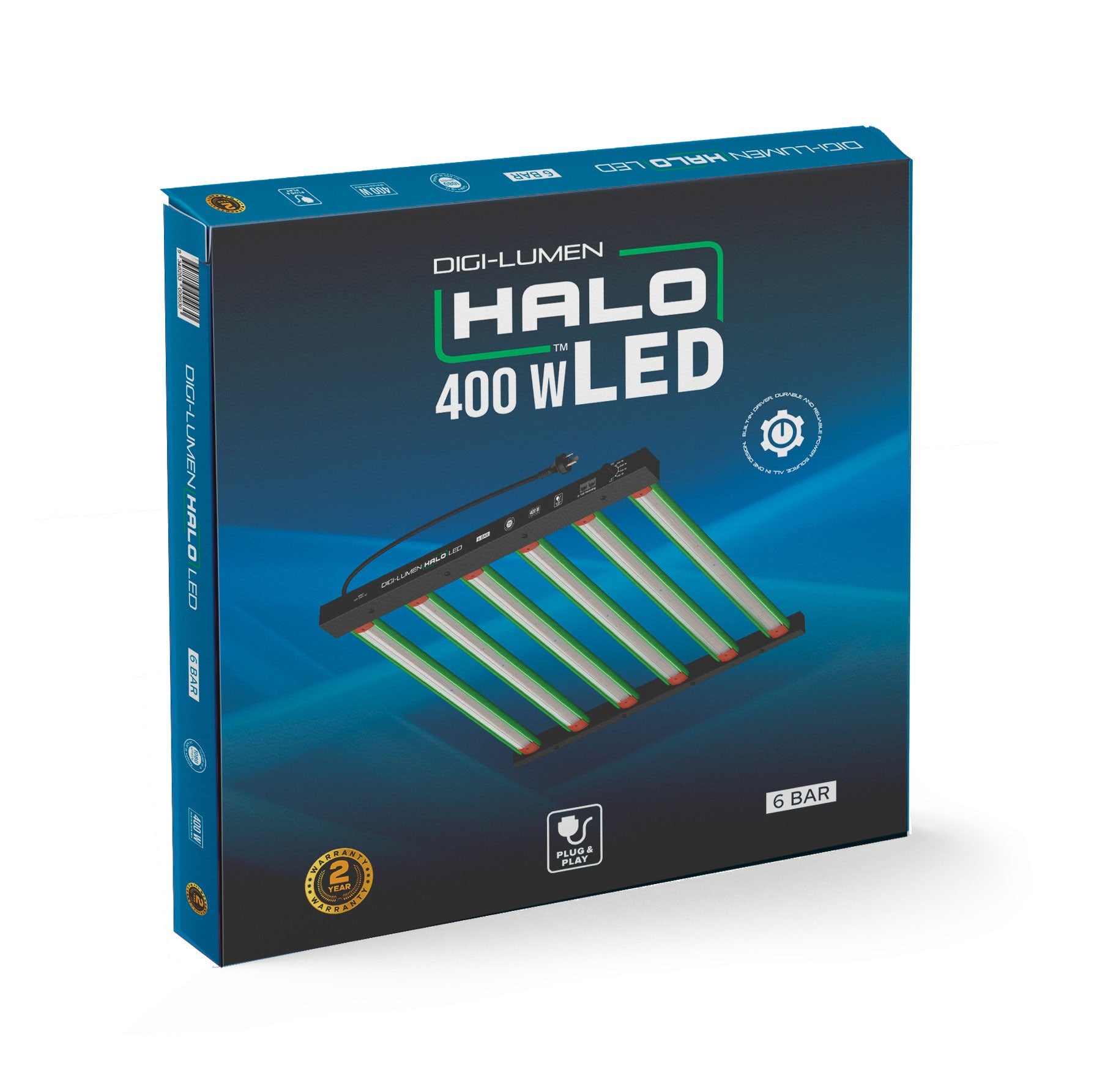 Digi-Lumen Halo Series LED Grow Lights – Full Spectrum for Indoor Plants