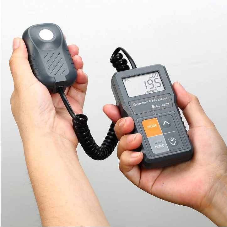 AZ Quantum PAR Light Meter with Detachable Sensor & Extended Stick | Precision Light Measurement for Growers