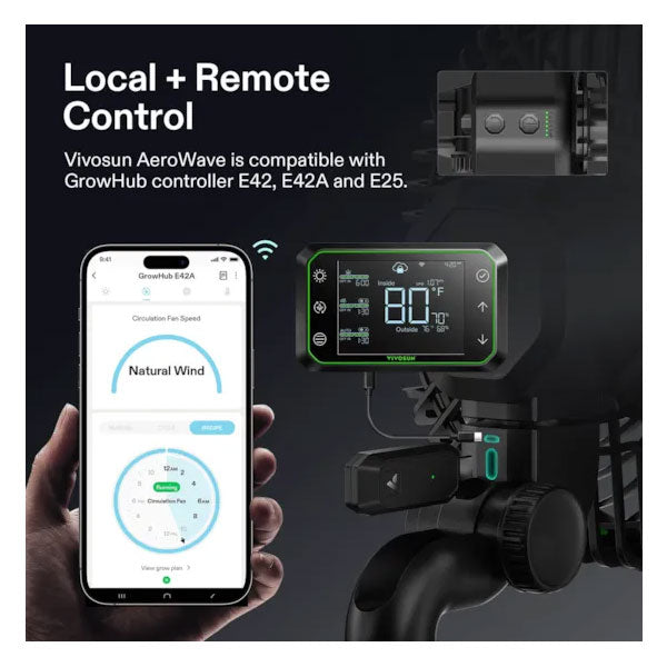 VIVOSUN AEROWAVE E9 9″ CLIP ON FAN