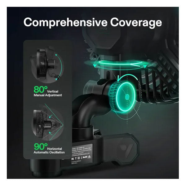 VIVOSUN AEROWAVE E9 9″ CLIP ON FAN