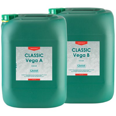 CANNA Classic Vega A & Dutch Hydroponic Grow Nutrient Concentrate - Hydroponic Solutions