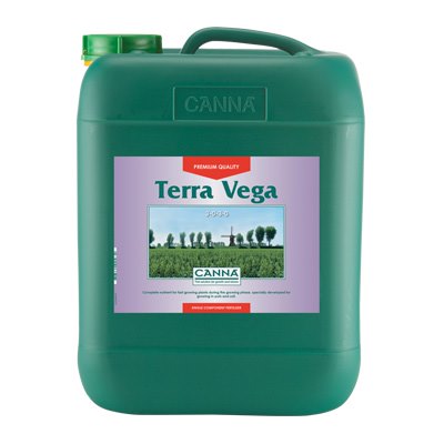 CANNA Terra Vega Dutch Grow Nutrient Concentrate for Soils and Potting Mixes - Hydroponic Solutions
