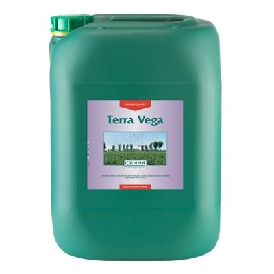 CANNA Terra Vega Dutch Grow Nutrient Concentrate for Soils and Potting Mixes - Hydroponic Solutions