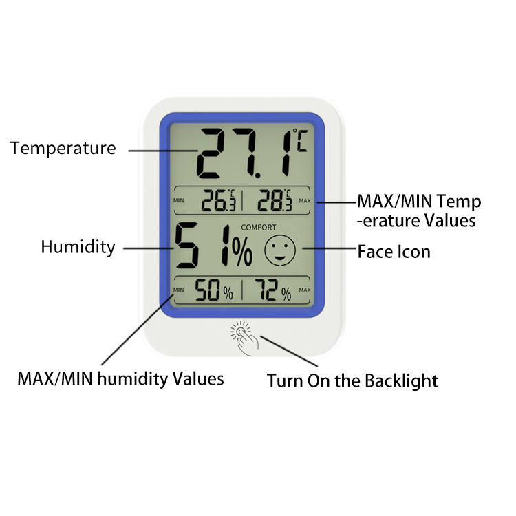 Digital Min/Max Thermometer & Hygrometer