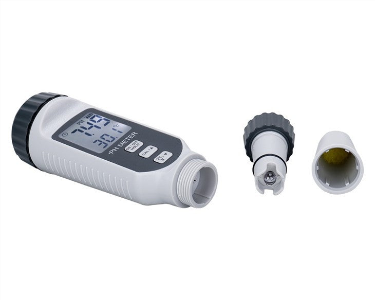 ASGA Digital pH & Temperature Pen Meter – Replaceable Probe | Auto Calibration