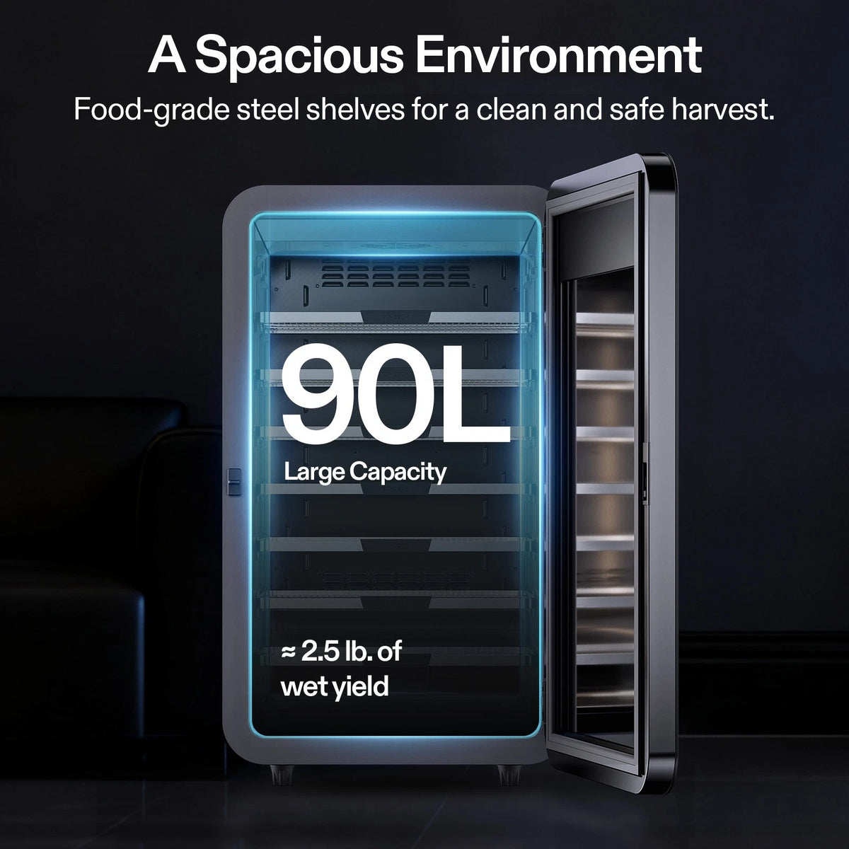 VIVOSUN VCure C80 Smart Drying & Curing Box – Automated Climate Control - Hydroponic Solutions