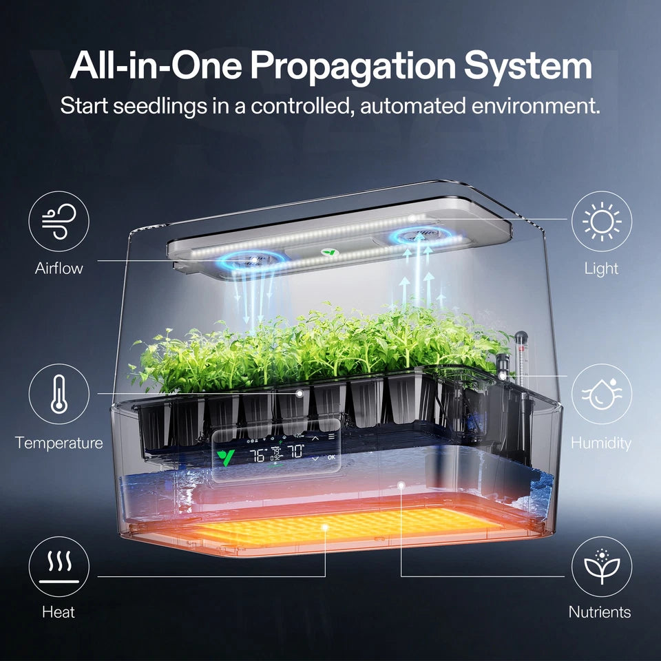 VIVOSUN VSeed S40 Smart Seedling Box – Indoor Seed Starting & Cloning System