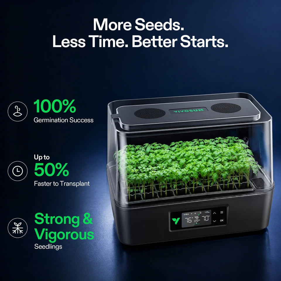 VIVOSUN VSeed S40 Smart Seedling Box – Indoor Seed Starting & Cloning System