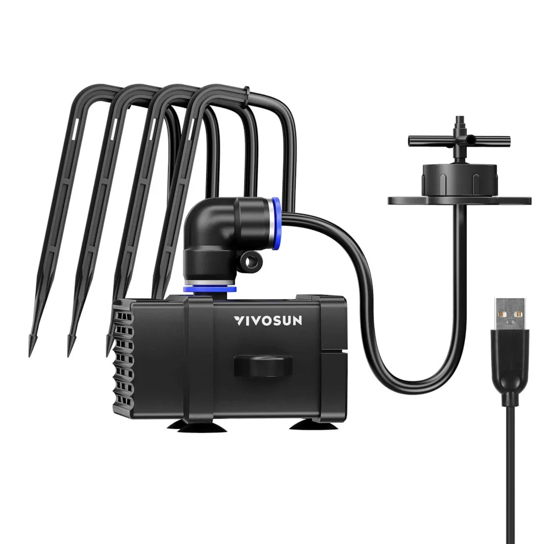 VIVOSUN FlexFeed Drip Irrigation Kit for VGrow Smart Grow Box - Hydroponic Solutions