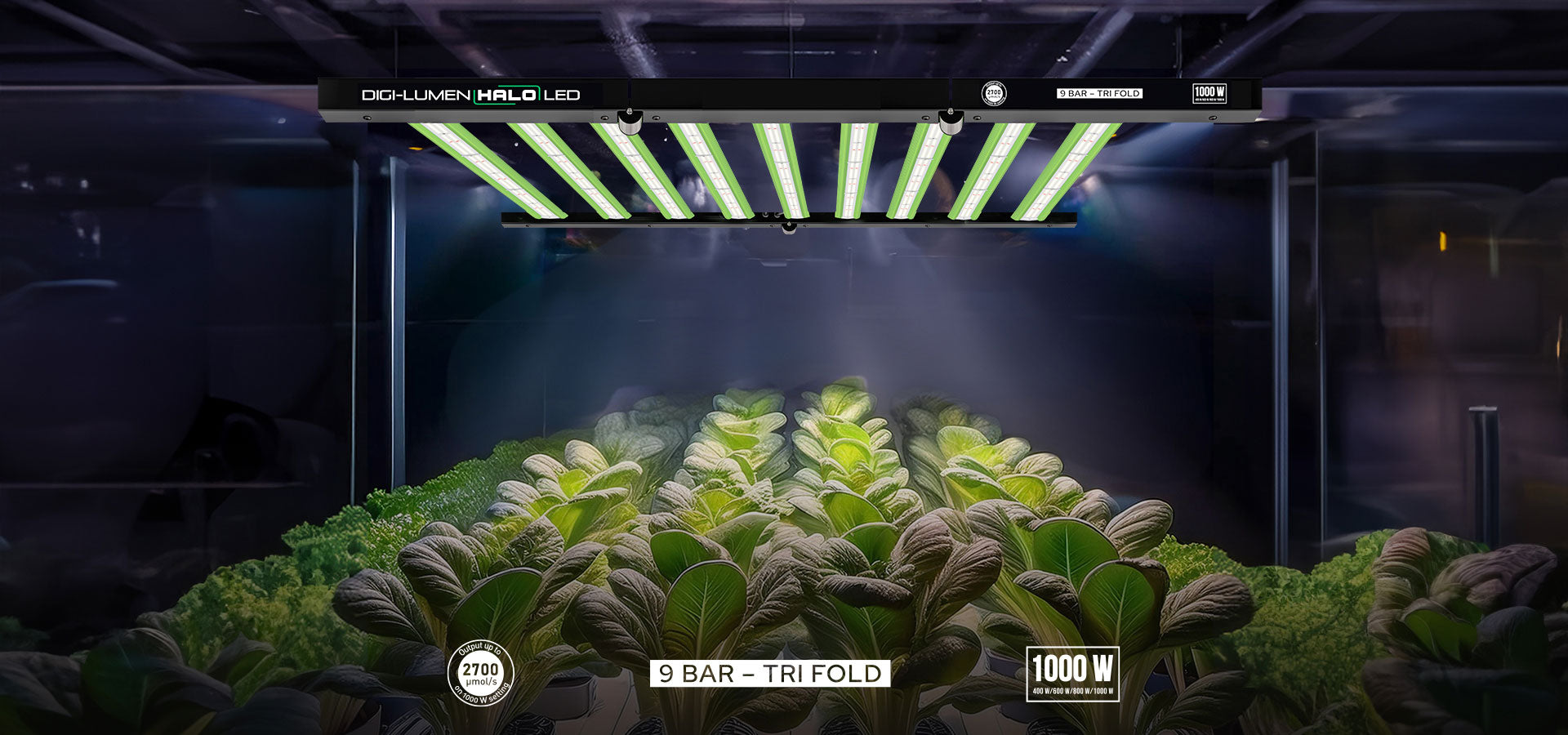Digi-Lumen Halo Series LED Plant Grow Lighting