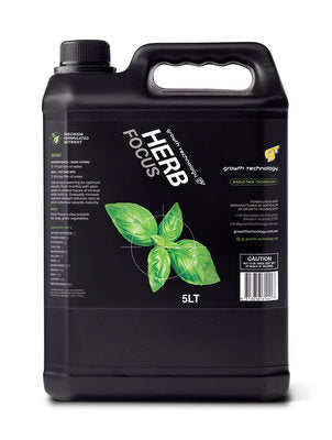 GT Herb Focus Nutrient Concentrate for Herbs, Lettuce & Leafy Greens - Hydroponic Solutions