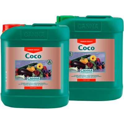 CANNA COCO A & B Dutch Hydroponic Nutrient Concentrate For Coco Medium - Hydroponic Solutions