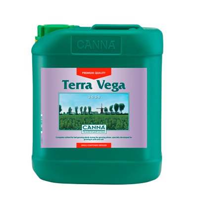 CANNA Terra Vega Dutch Grow Nutrient Concentrate for Soils and Potting Mixes - Hydroponic Solutions