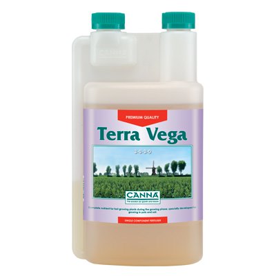 CANNA Terra Vega Dutch Grow Nutrient Concentrate for Soils and Potting Mixes - Hydroponic Solutions