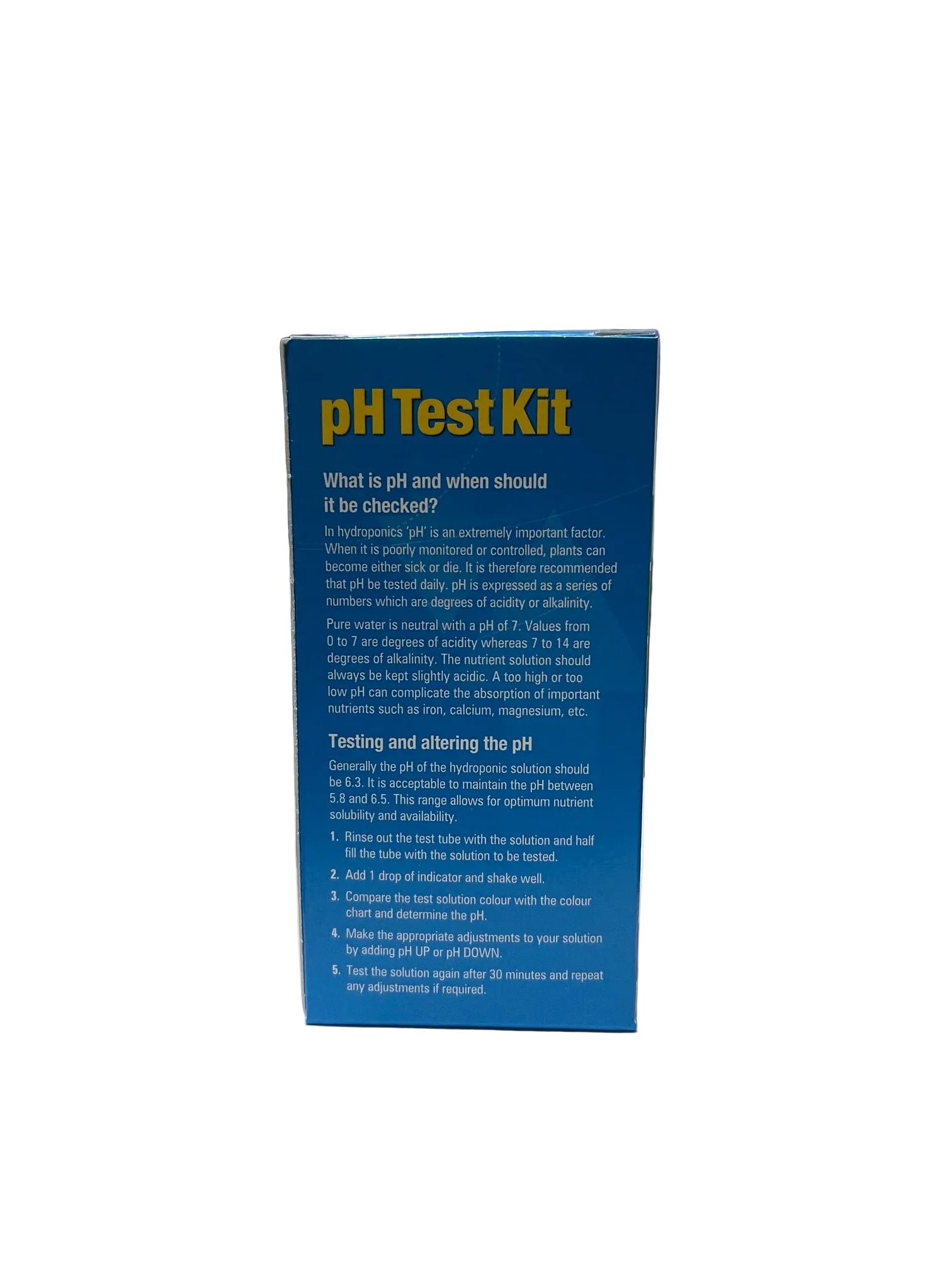 Hy-Gen pH Indicator Kit – Hydroponic pH Test Kit