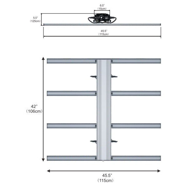 Nanashi Evolutio X-Series Full Spectrum High Output LED Plant Grow Lights - Hydroponic Solutions