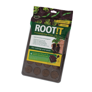 ROOTiT 24 Cell Filled Propagation Insert and Tray - Hydroponic Solutions