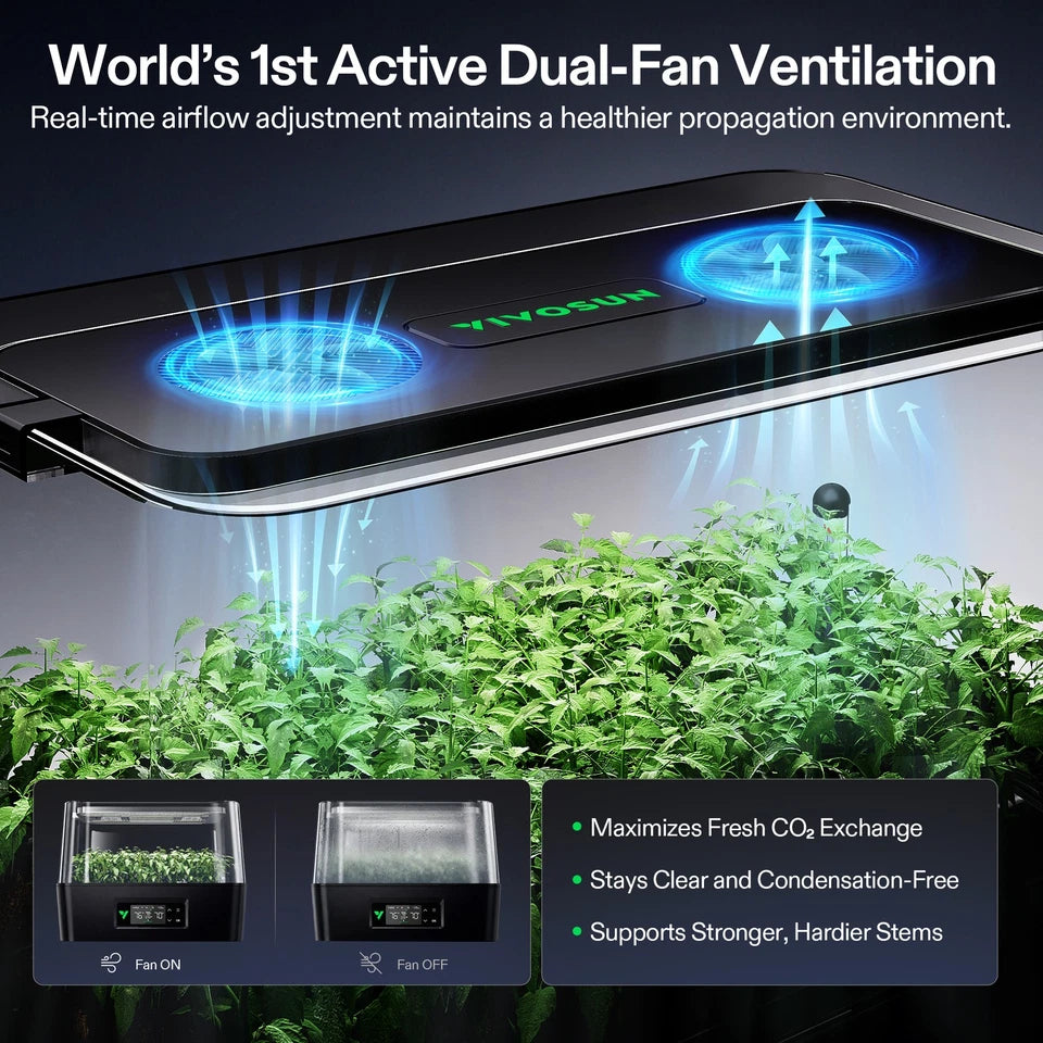 VIVOSUN VSeed S40 Smart Seedling Box – Indoor Seed Starting & Cloning System