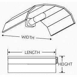 Ultra-Lite Grow Light Reflectors